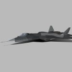 Sukhoi Su-57 Low-poly