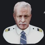 Tom Hanks (Pilot Captain Sully) Head