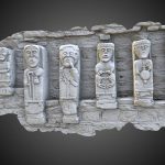 White Island Carved Figures 1-7