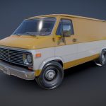 70s industrial van
