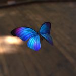 Animated Blue Morpho Butterfly