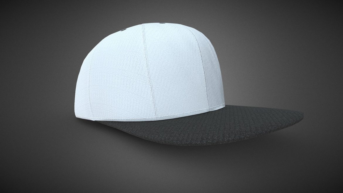 black and white snapback cap.thumb
