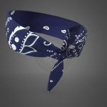 Blue Paisley Bandana