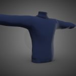 Blue Winter Turtleneck