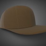 Brown Snapback Cap