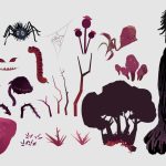 Dark Forest – style elements pack collection