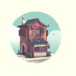 Handpainted Ramen Shop