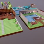 Low Poly Backyards Pack