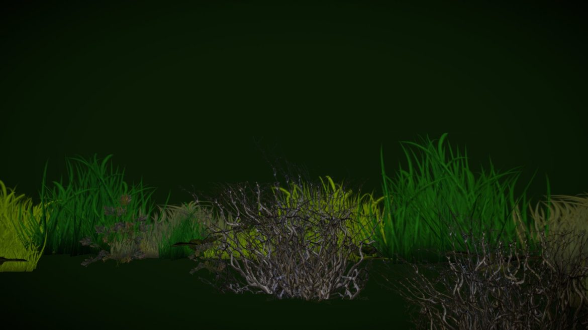 low poly foliage set.thumb