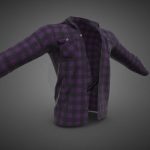 Purple Flannel Shirt
