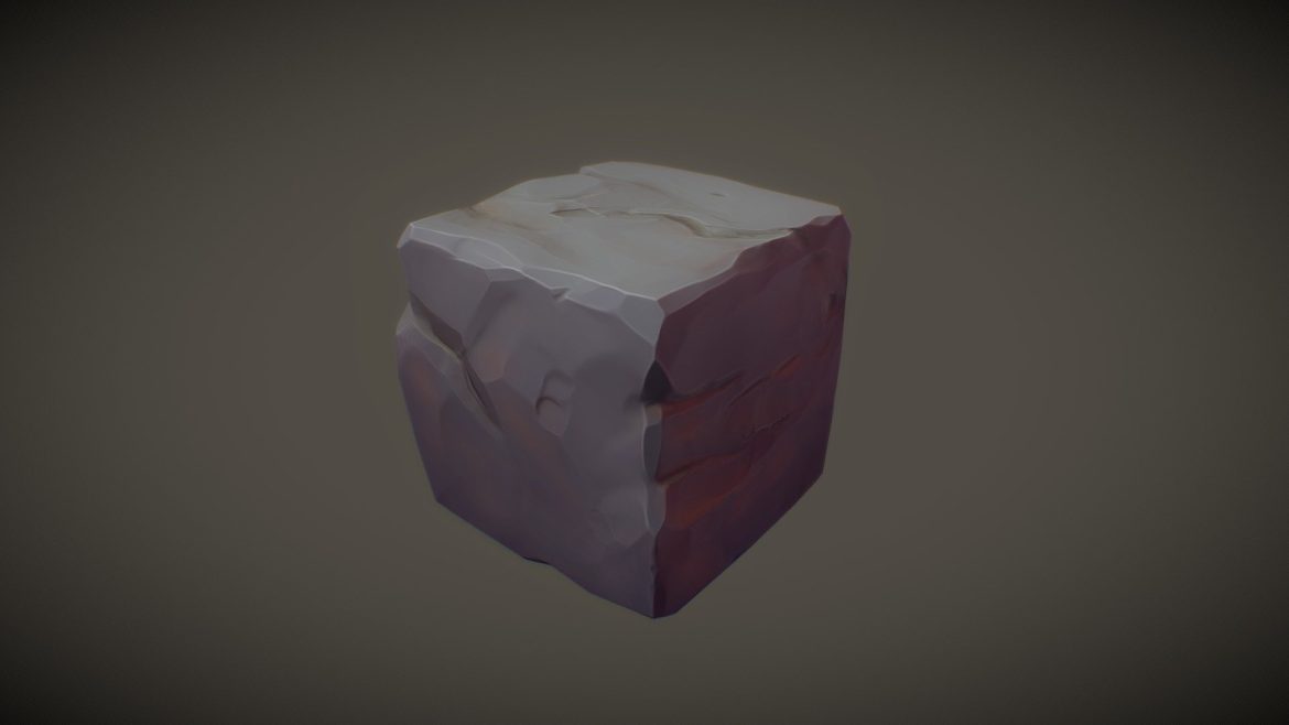 rock cube pbr hand painted series.thumb 2
