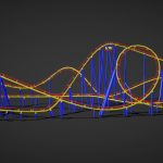 Rollercoaster VR lowpoly