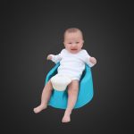 Scanned 7 months old Baby Boy with chair 456