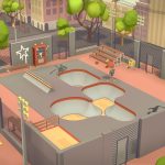 🛹 Skateboard playground game asset lowpoly city