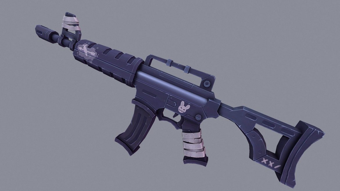 stylized m4 rifle.thumb