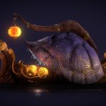 Turtle Gondola on water