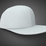 White Snapback Cap