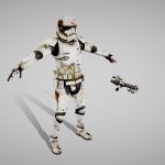 Dirty Storm Trooper Light Star Wars First Order