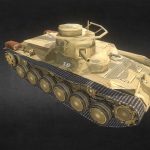 Japanese Tank Lowpoly