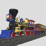 Jupiter Steam Train 1868