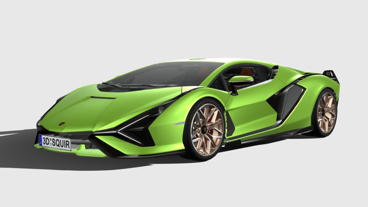 lamborghini sian 2020 lowpoly.thumb