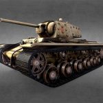 Lowpoly KV1 Heavy Tank