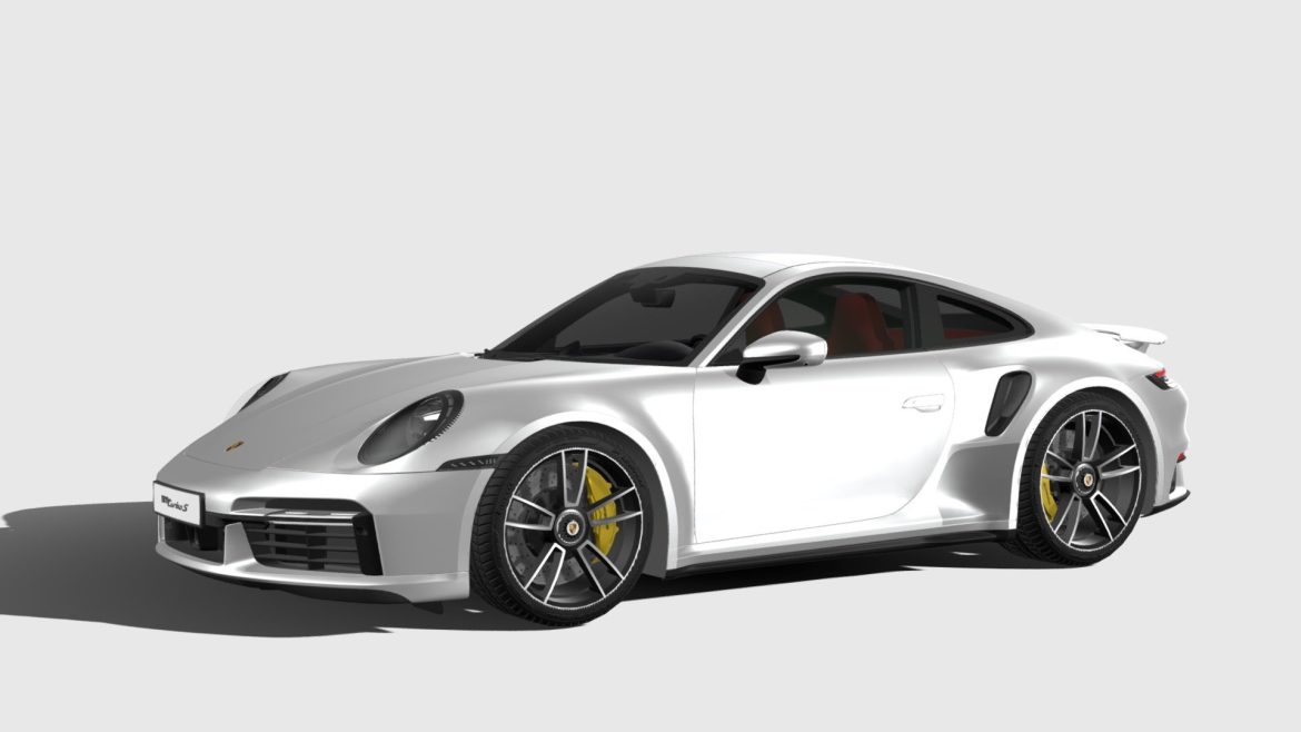 porsche 911 turbo s 2021 lowpoly.thumb