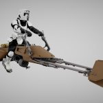 Star Wars Scout trooper with Bike