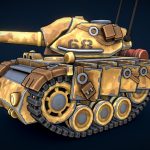 Stylized Desert Tank