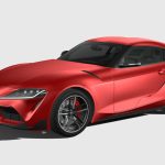 Toyota Supra 2020 lowpoly