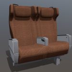 Train seat 017