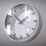 Train Station Clock (High-Poly)