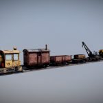 Train Vintage Industrial