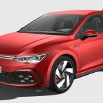 Volkswagen Golf GTI 5-door 2020 LowPoly