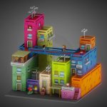 Voxel City – Voxel art