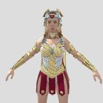 Warrior woman Roman Greek