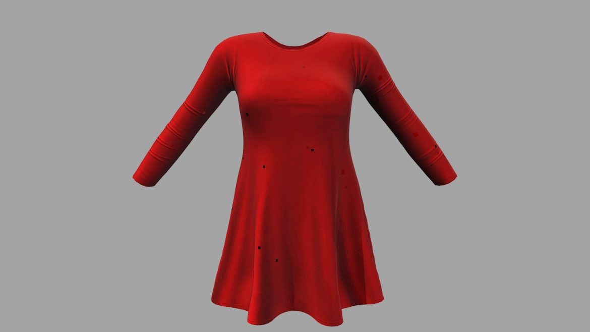 female long sleeves randi shift dress.thumb