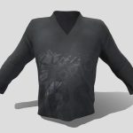 Men’s V Neck Long Sleeves Loose Tshirt