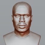 50 Cent bust for 3D printing