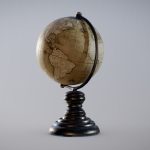 Antique Globe on Stand