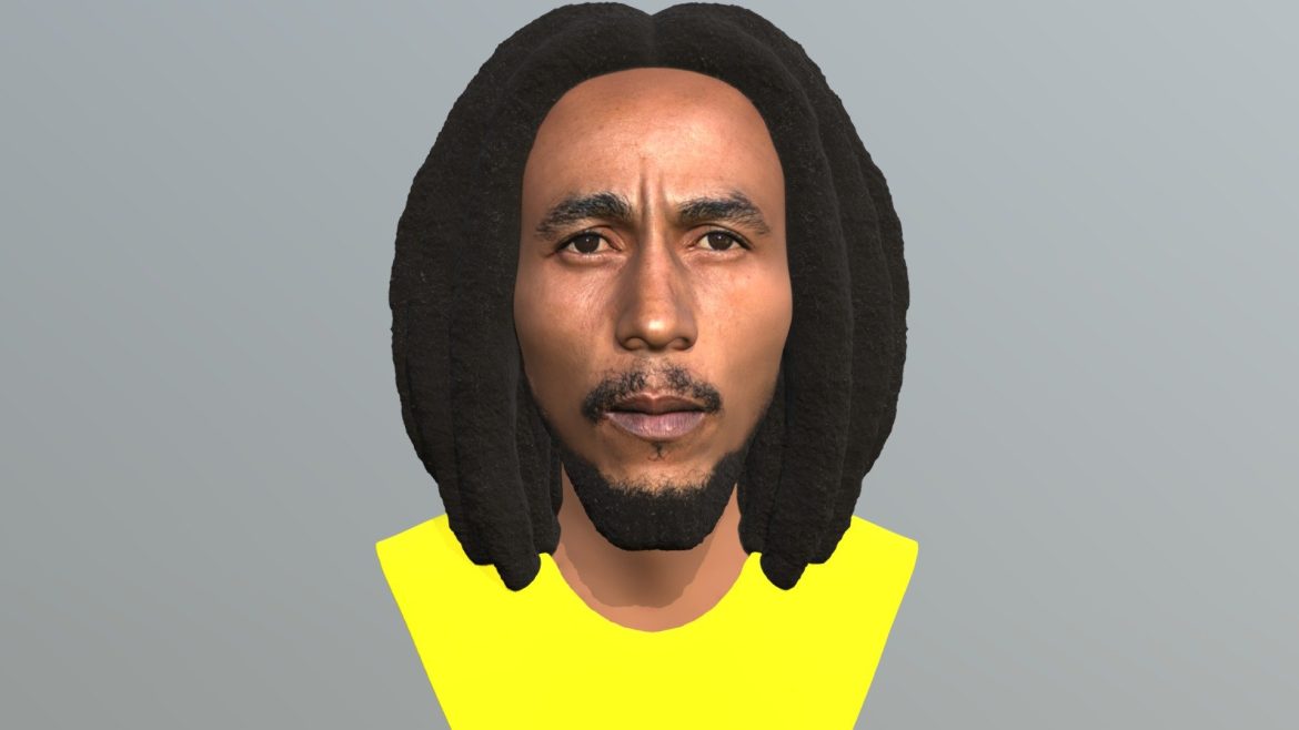 bob marley bust for full color 3d printing.thumb