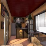 Cafe shiping Container