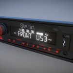 Car radio (Low poly)