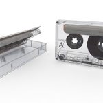 Cassette Tape And Case Gray