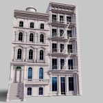 Commercial Building Facade 04