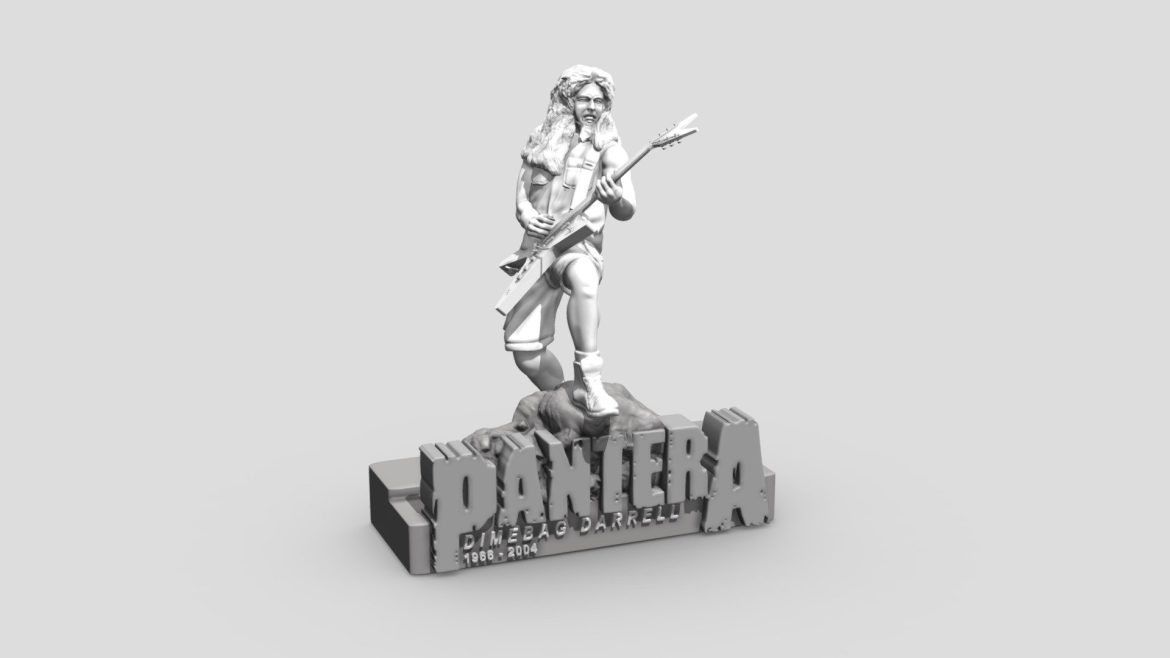 dimebag darrell pantera 3dprinting.thumb