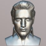 Elvis Presley bust for 3D printing