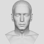 Eminem bust for 3D printing