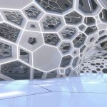 Futuristic Architectural Dome Interior