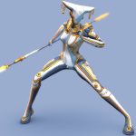 Low Poly – Cyborg Zodiac Theme – Libra